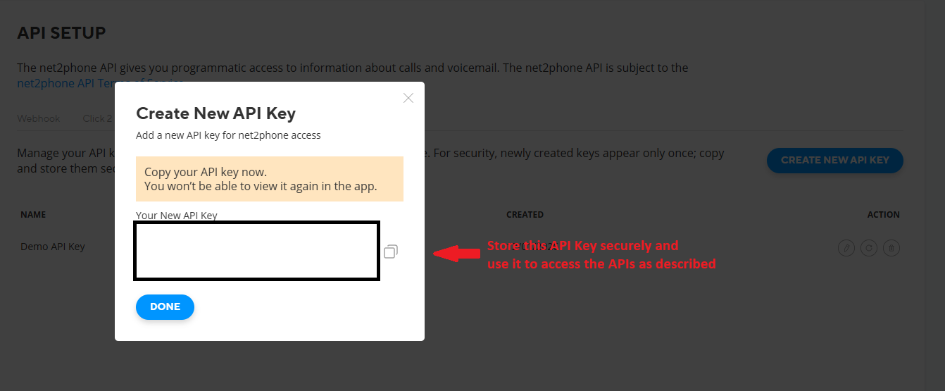 API V2 documentation explorer | net2phone Developer Portal